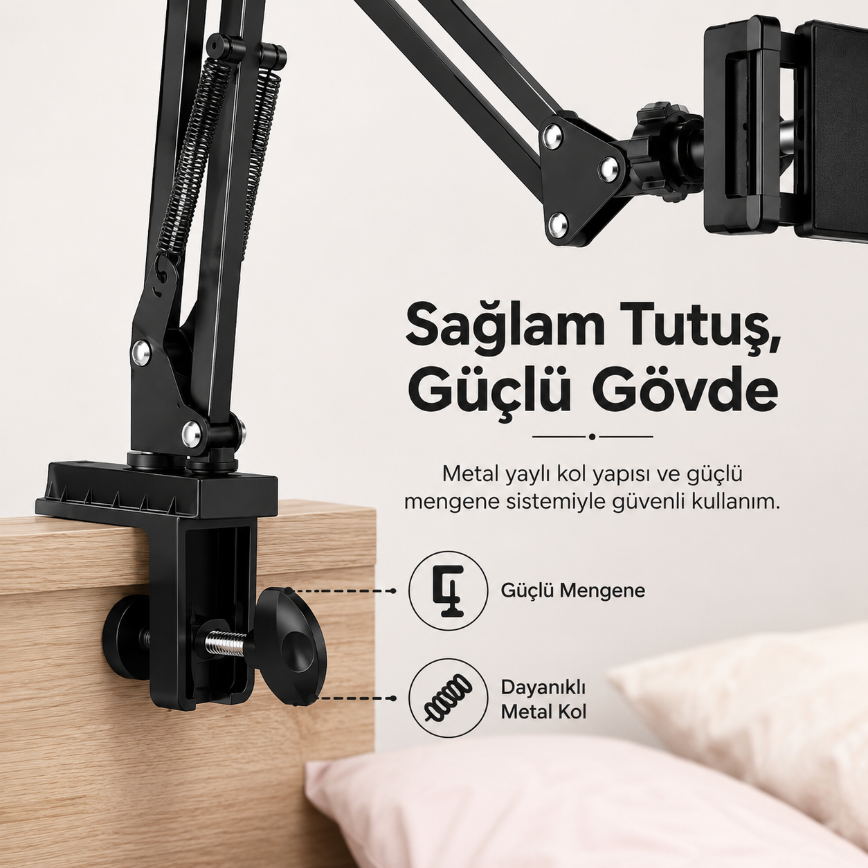 Winges® Profesyonel Hareketli Telefon Ve Tablet Tutucağı